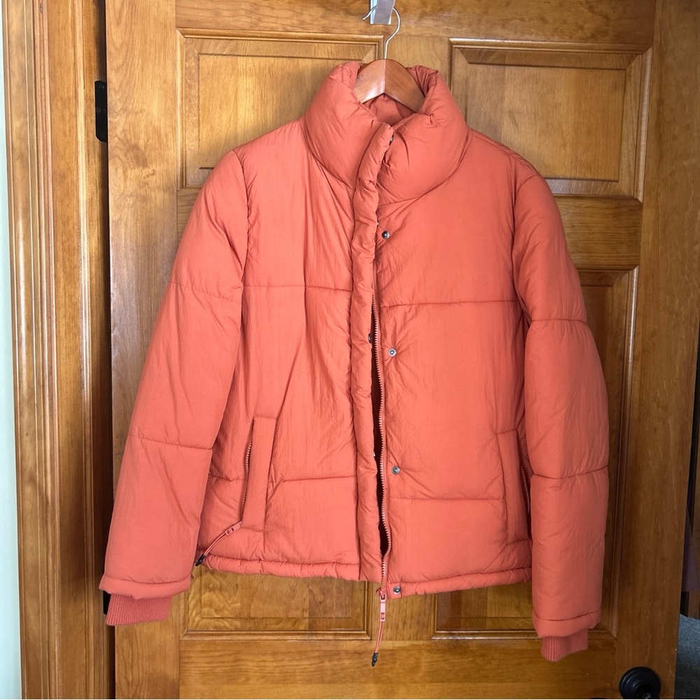 Cotton On Body Women’s Mother Puffer Fusion Coral Puffer Jacket Sz Lg-NWT